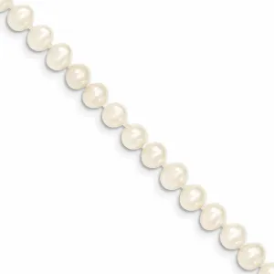 14k 5mm Pearl White Necklace