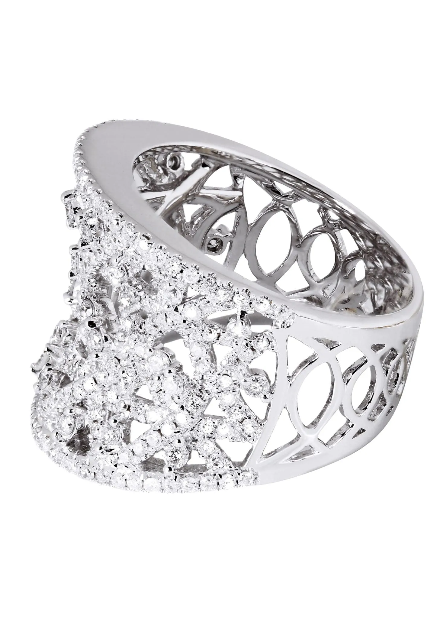 14K Ladies Diamond Cocktail Ring | 1.70 Carats| 9.72 Grams