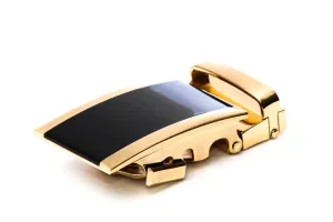 1.5" Onyx Buckle in Gold