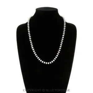 24" 8mm Navajo Pearl Necklace