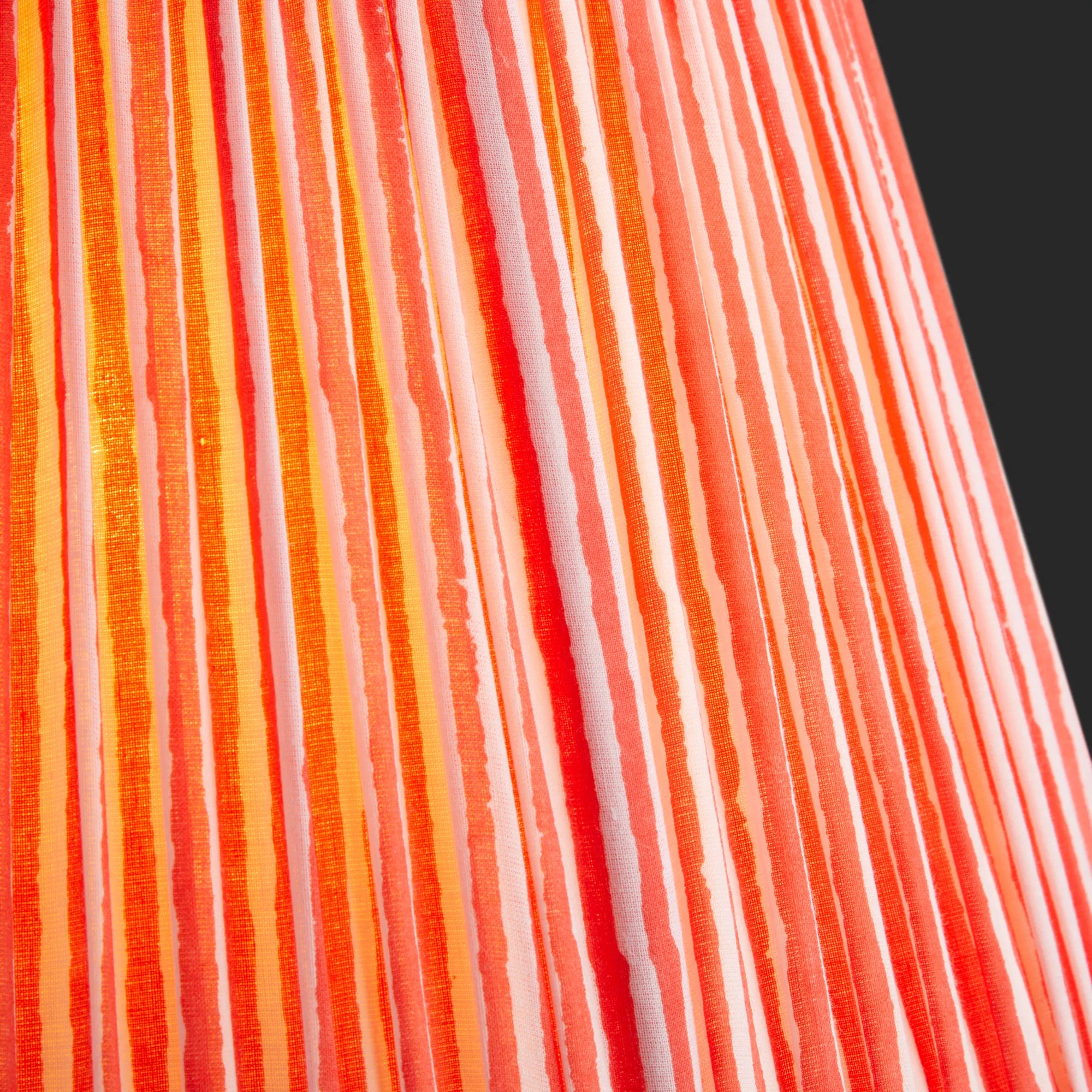 25cm empire shade in coral chalk stripes