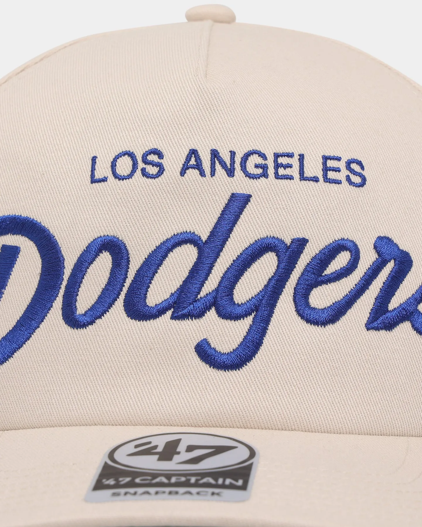 47 Brand Los Angeles Dodgers Nantasket Script '47 Captain DT Snapback Bone