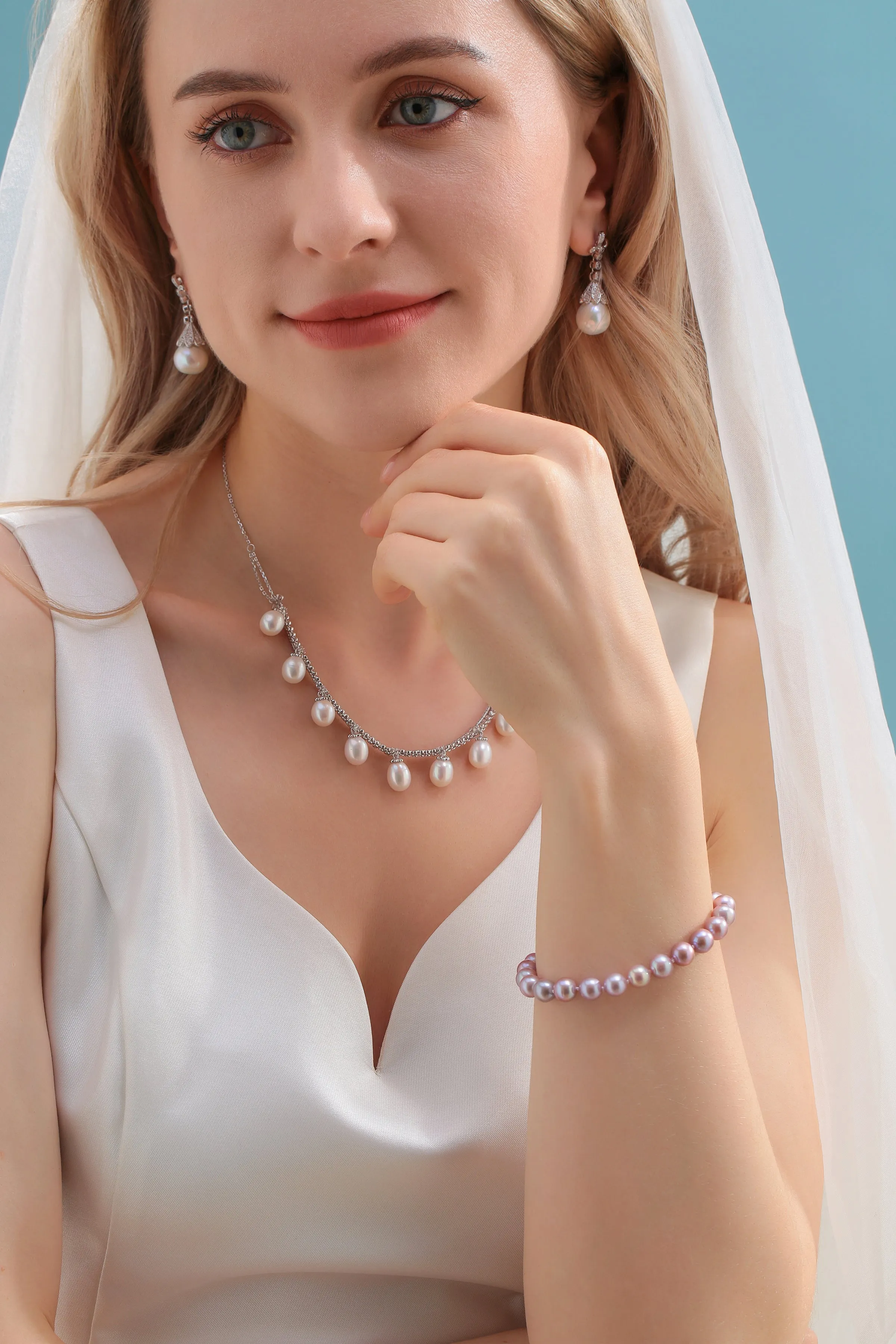 8.5-9mm Smile Drop Pearls Luxury Necklace