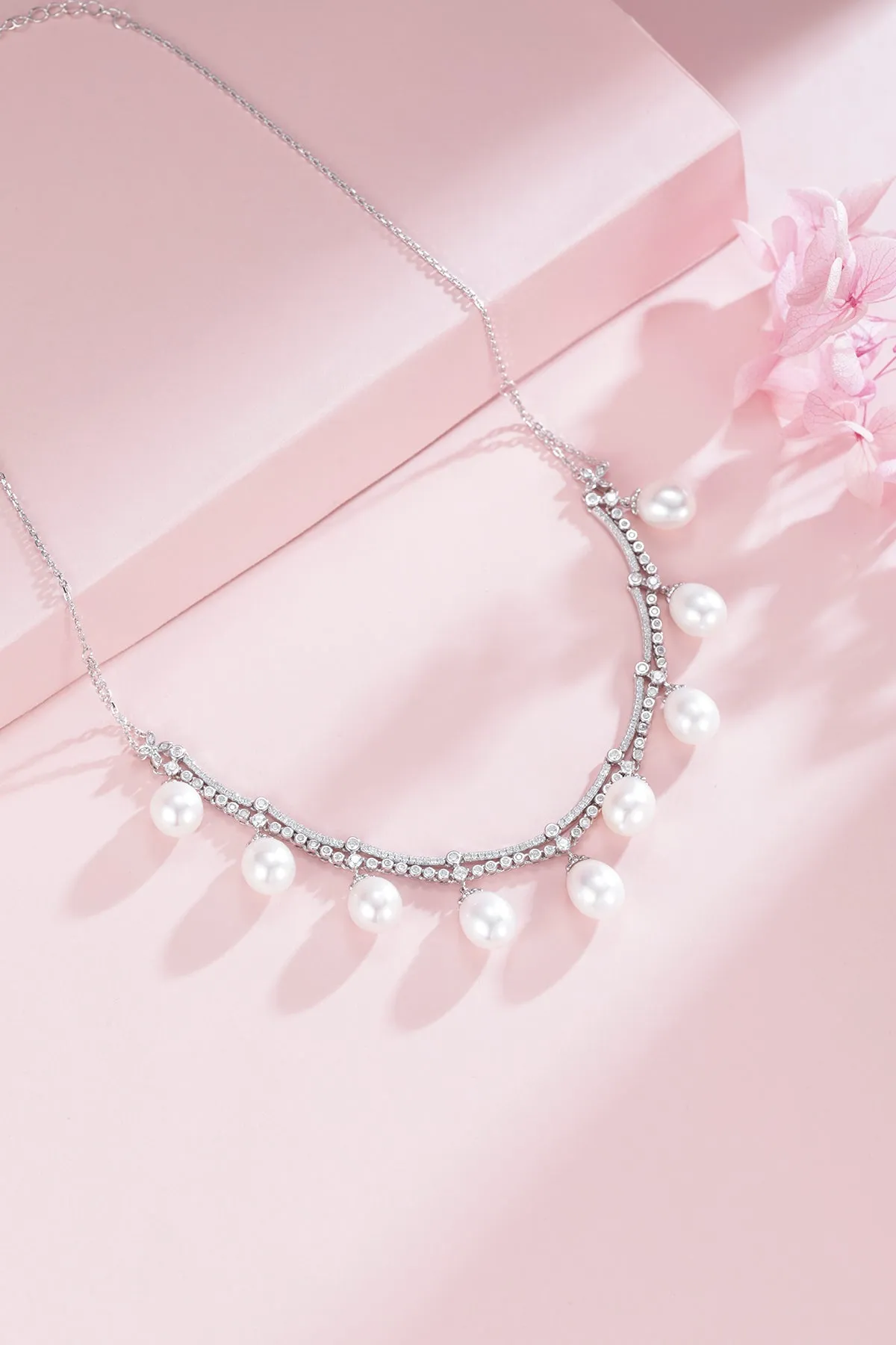 8.5-9mm Smile Drop Pearls Luxury Necklace