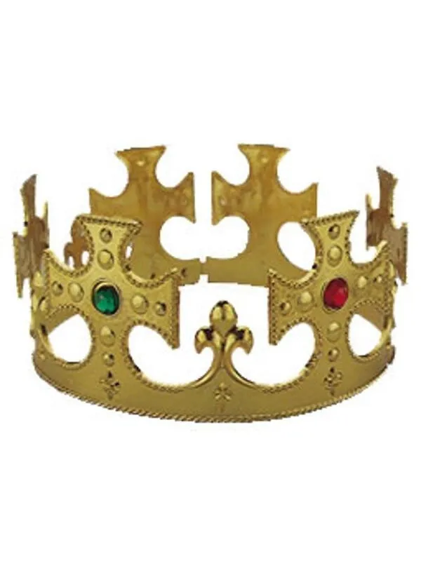 Adult Gold King Costume Crown