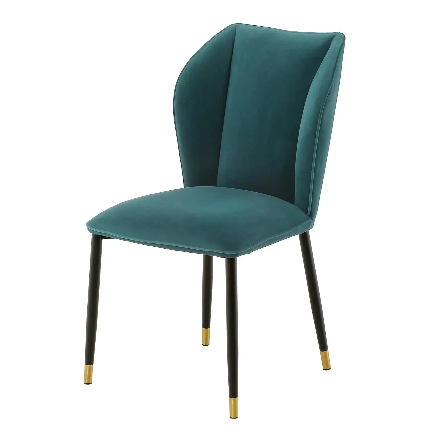 Alice Dining Chair - Grey/Jade Green Leatherette Finish