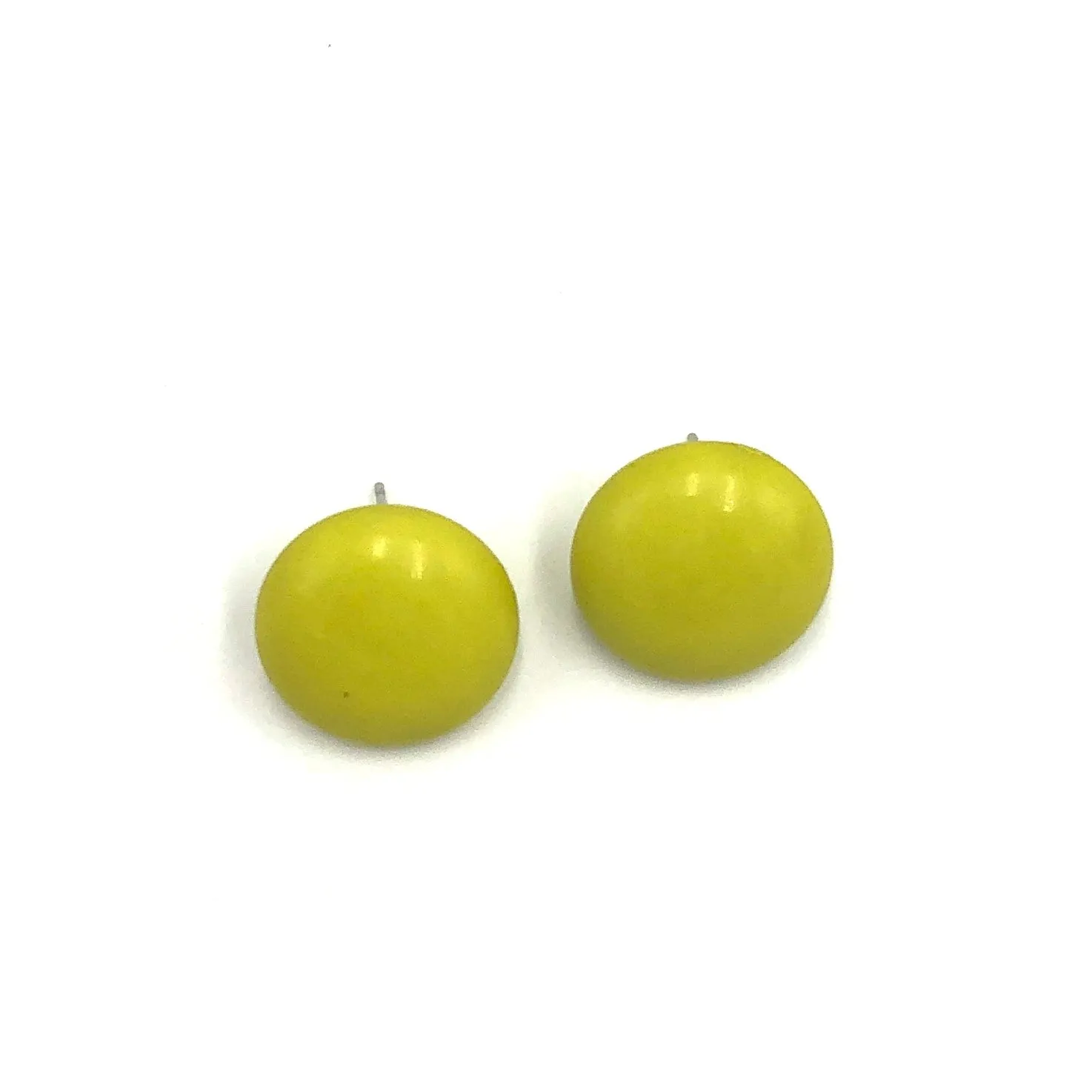 Allie Retro Button Stud Earrings