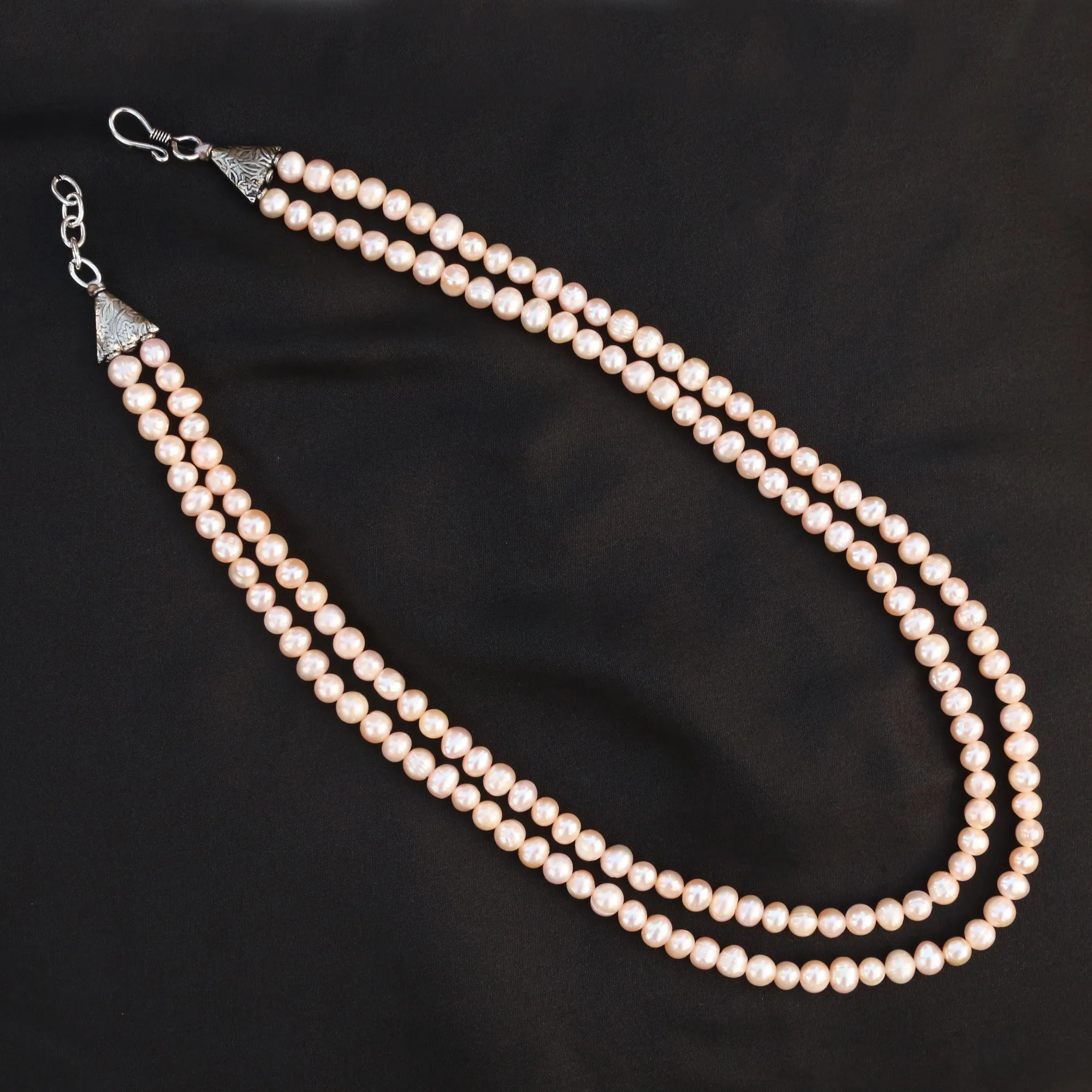 Angela Fresh Water Pearl Necklace With Stud