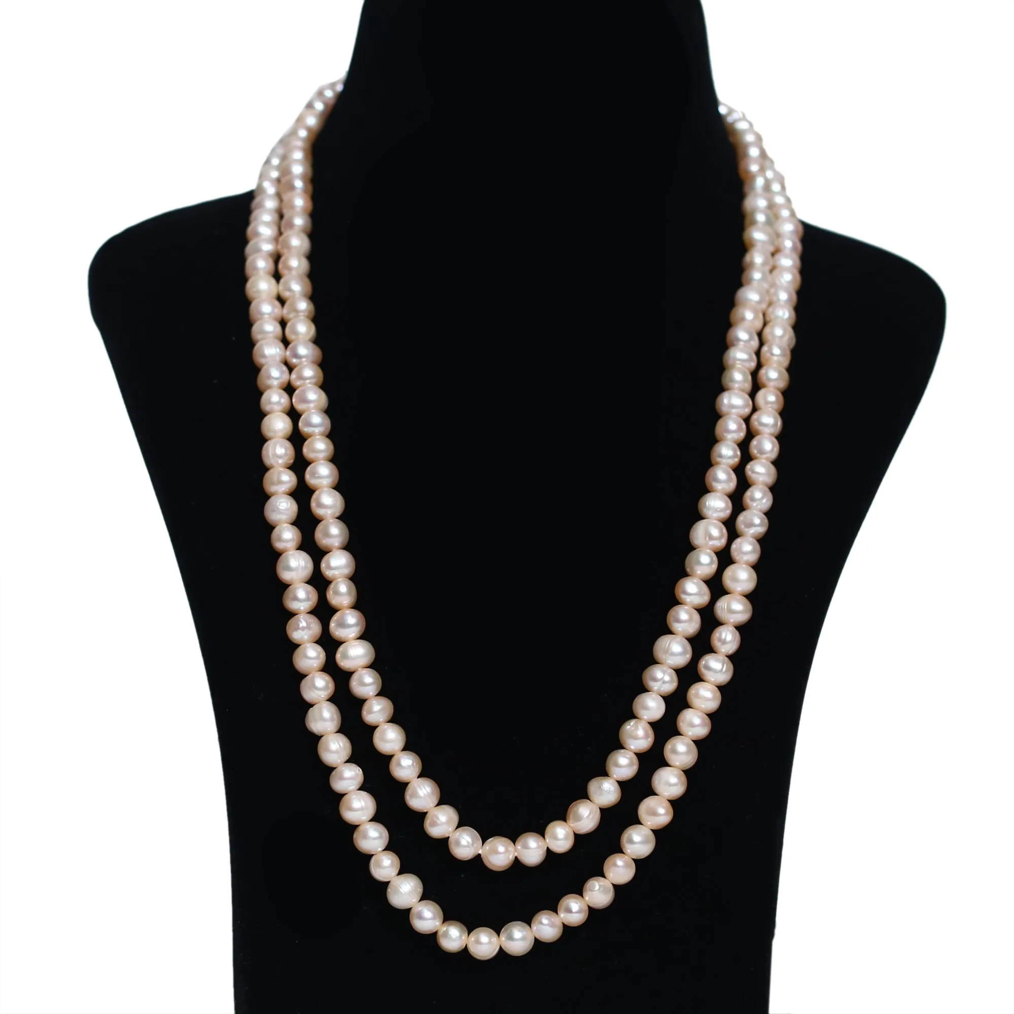 Angela Fresh Water Pearl Necklace With Stud