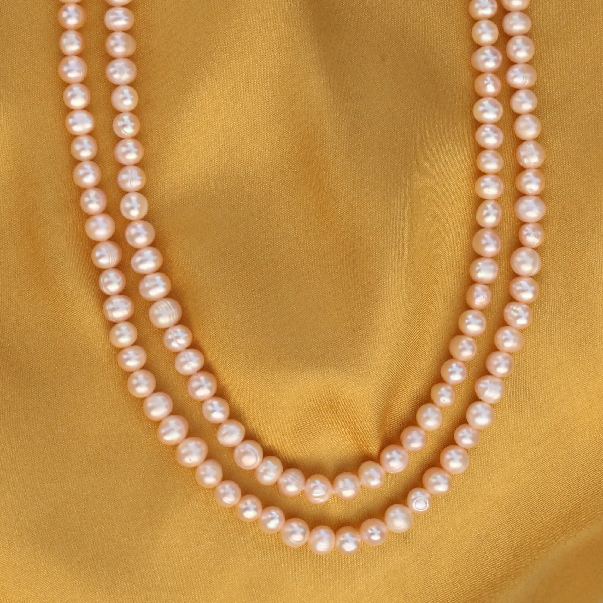 Angela Fresh Water Pearl Necklace With Stud