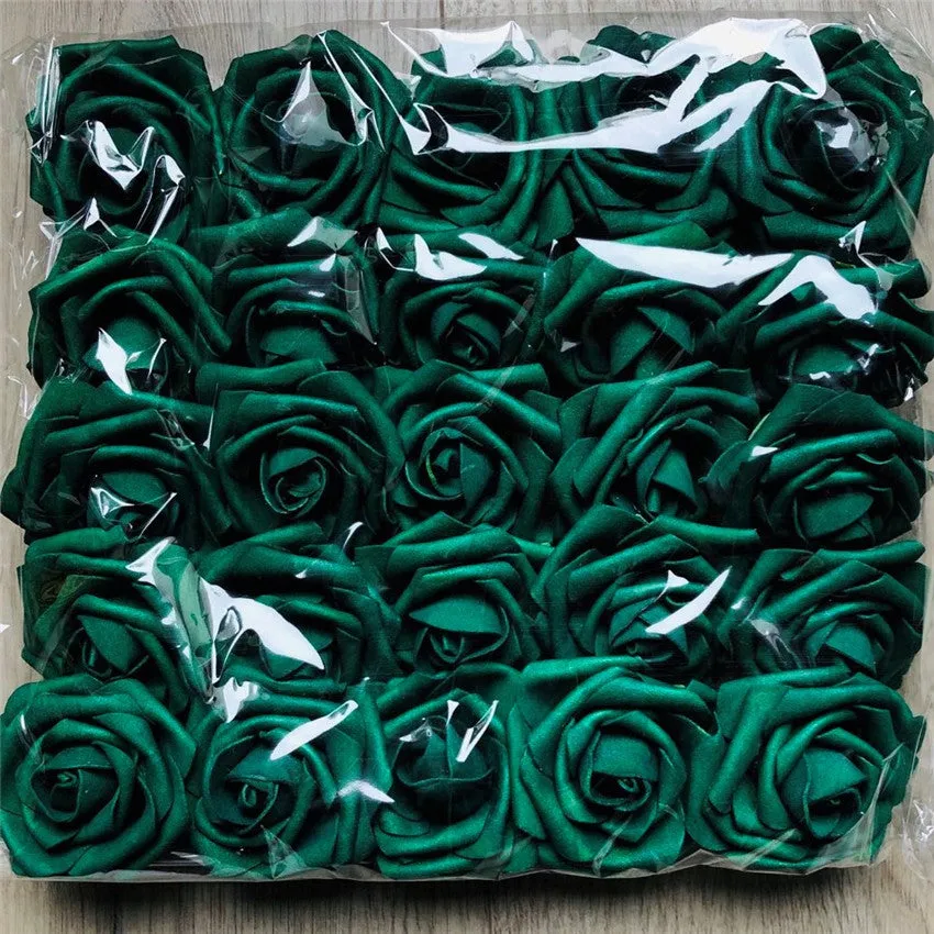 Artificial Flowers Foam Roses 25pcs