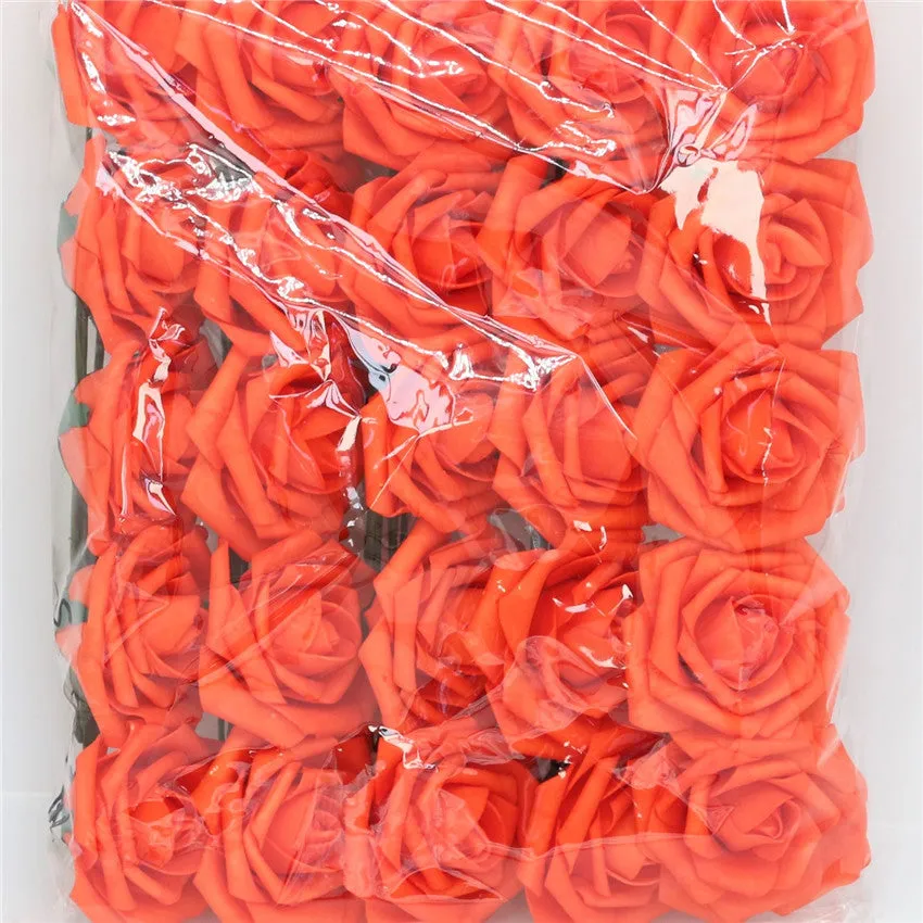 Artificial Flowers Foam Roses 25pcs