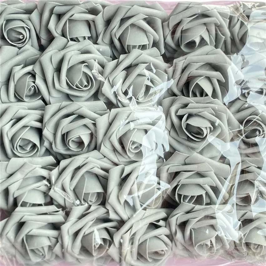 Artificial Flowers Foam Roses 25pcs