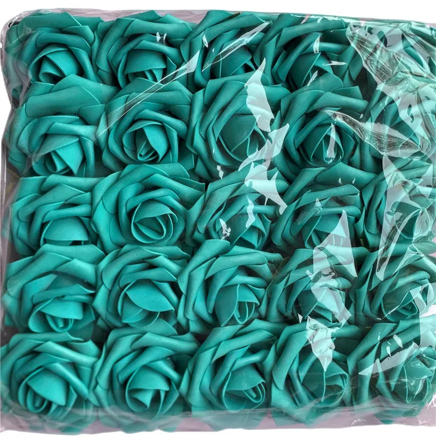 Artificial Flowers Foam Roses 25pcs