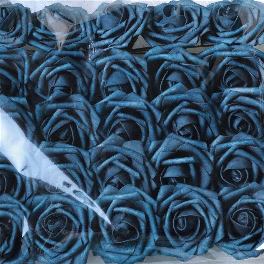 Artificial Flowers Foam Roses 25pcs