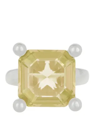 Atomic Square Ring - Limoncello