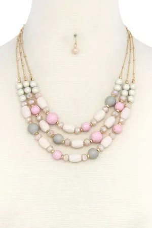 Beaded Layered Necklace