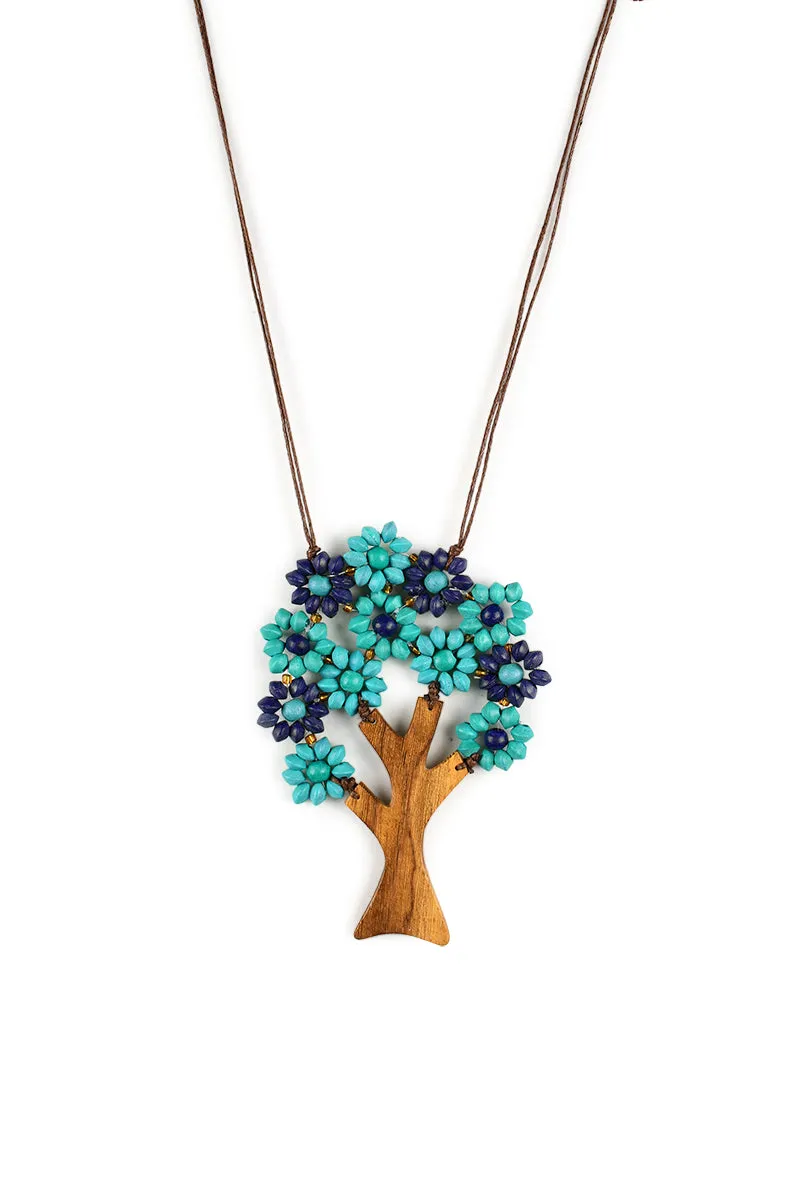 Beaded Tree Necklace