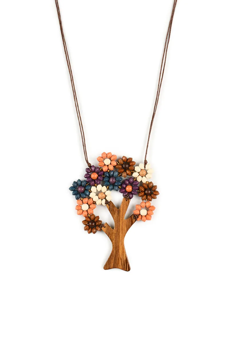 Beaded Tree Necklace