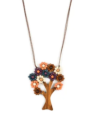 Beaded Tree Necklace