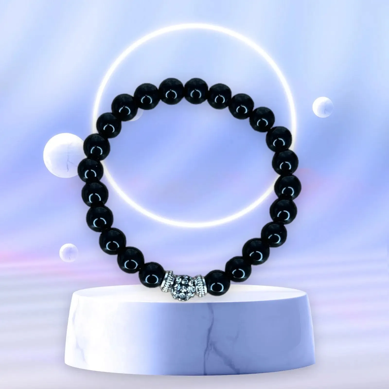 Black onyx natural stone Bracelet