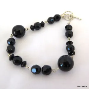 Black Onyx Tennis Bracelet