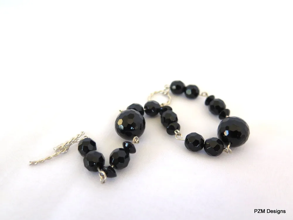 Black Onyx Tennis Bracelet