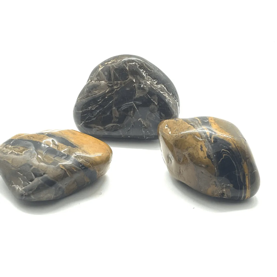 Black Onyx Tumbled Stone *Jumbo*