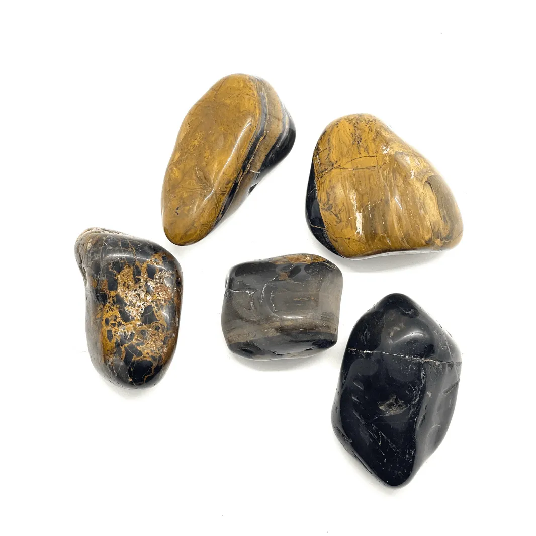 Black Onyx Tumbled Stone *Jumbo*