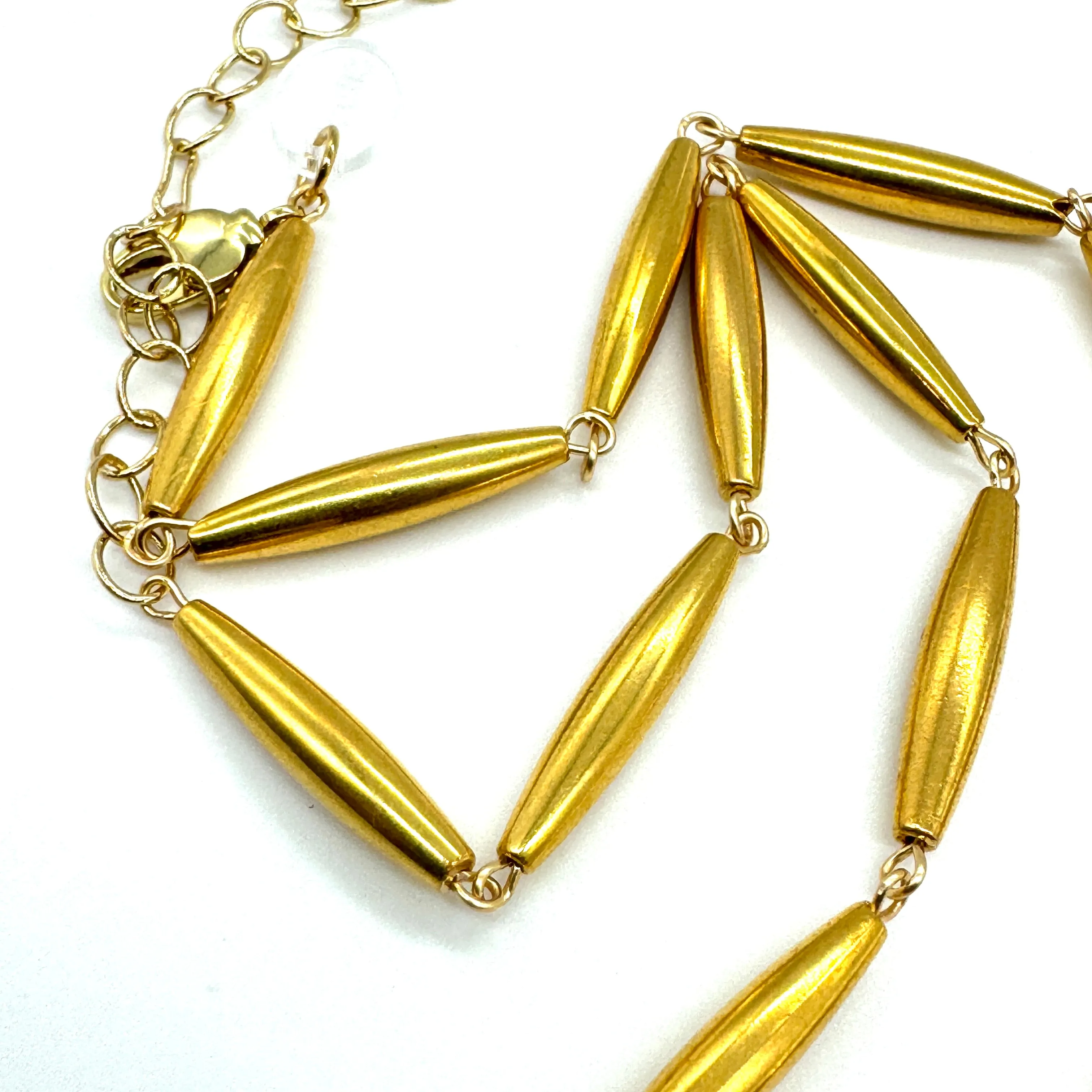 Bronze Pipette Amelia Necklace