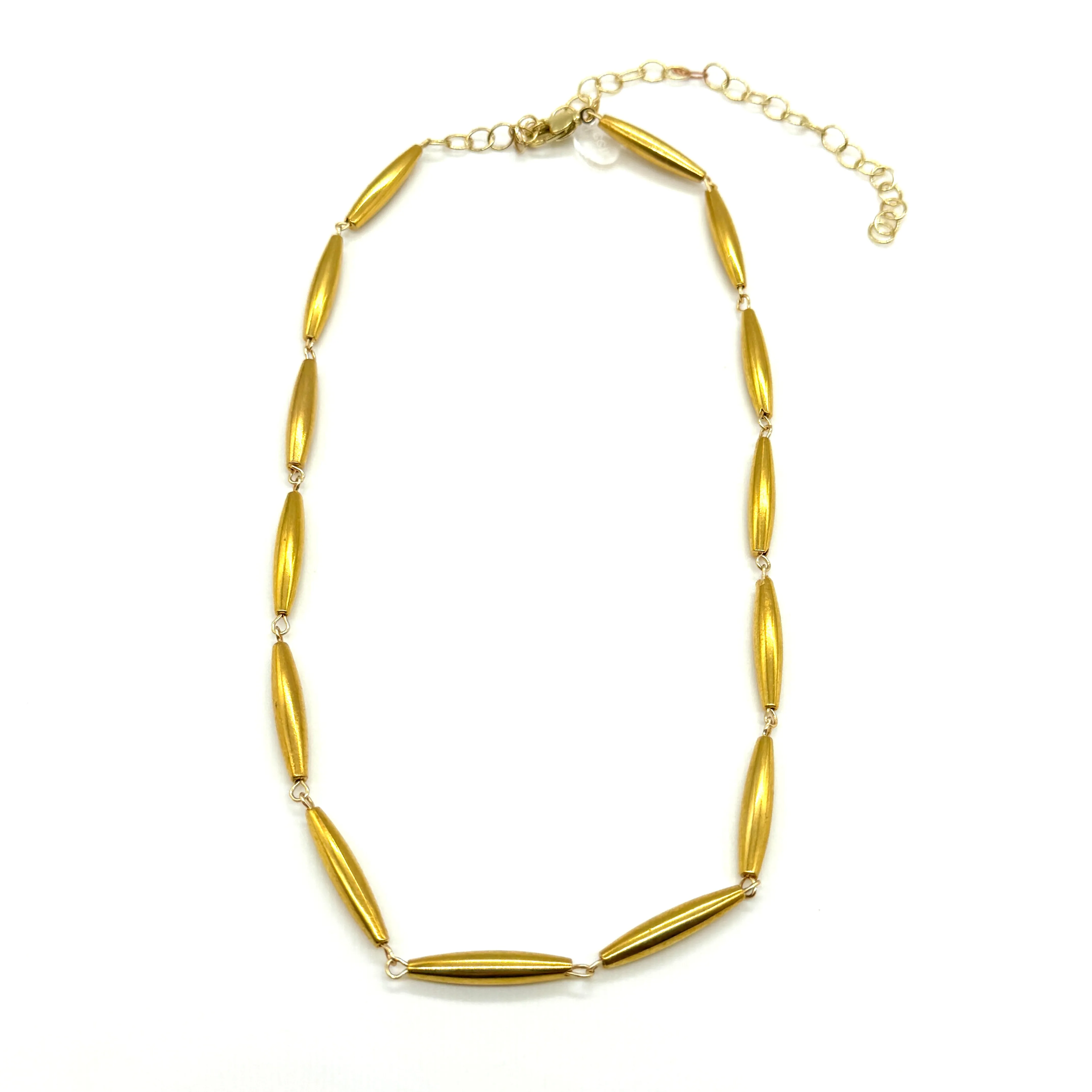 Bronze Pipette Amelia Necklace