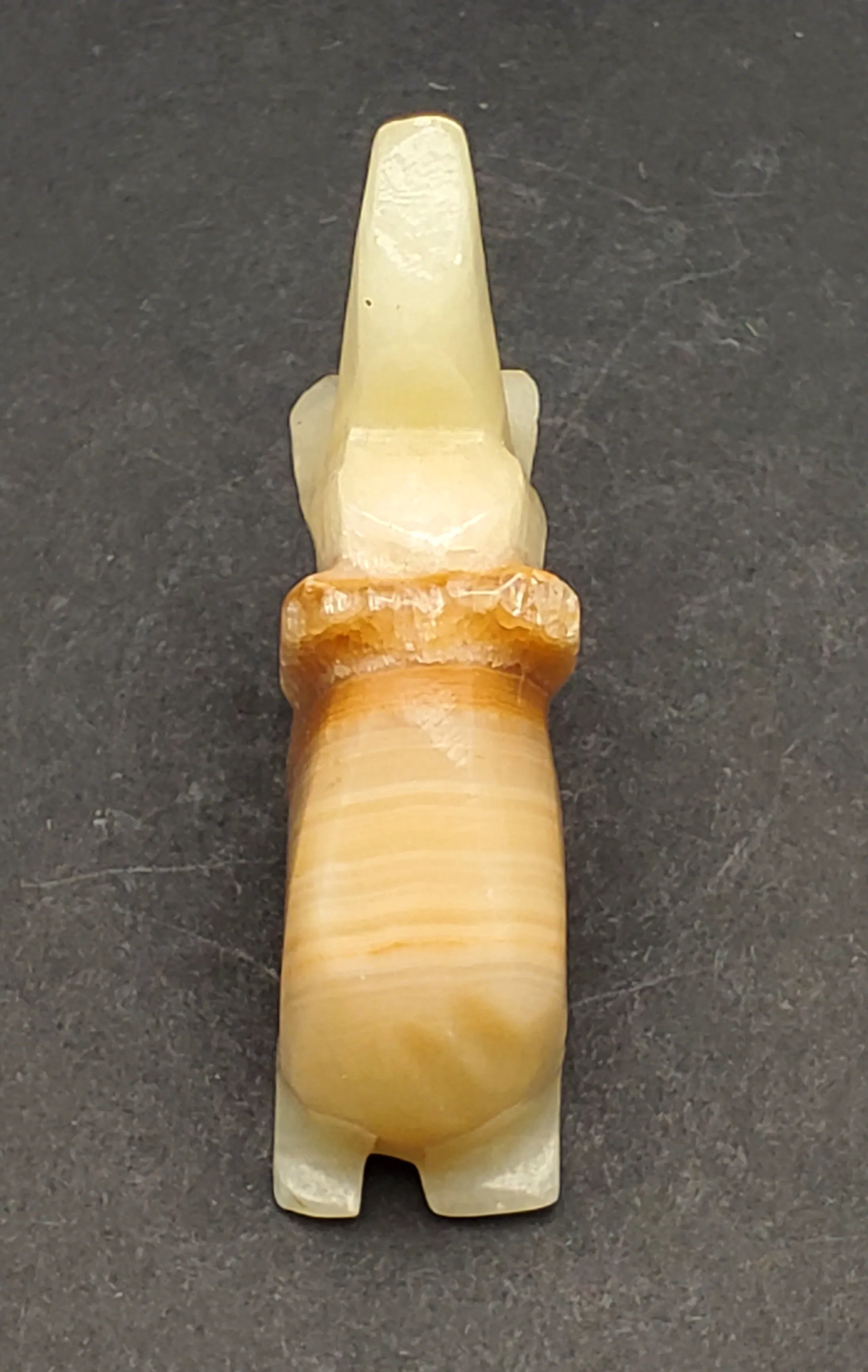 Carved Onyx Elephant Figurine