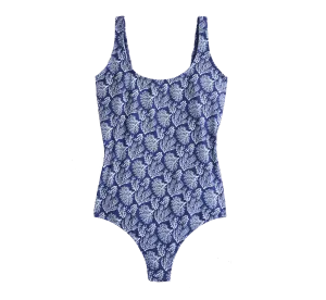 COVER SWIM NAVY COASTAL CORAL  - WOMENS CLASSIC TANK SUIT