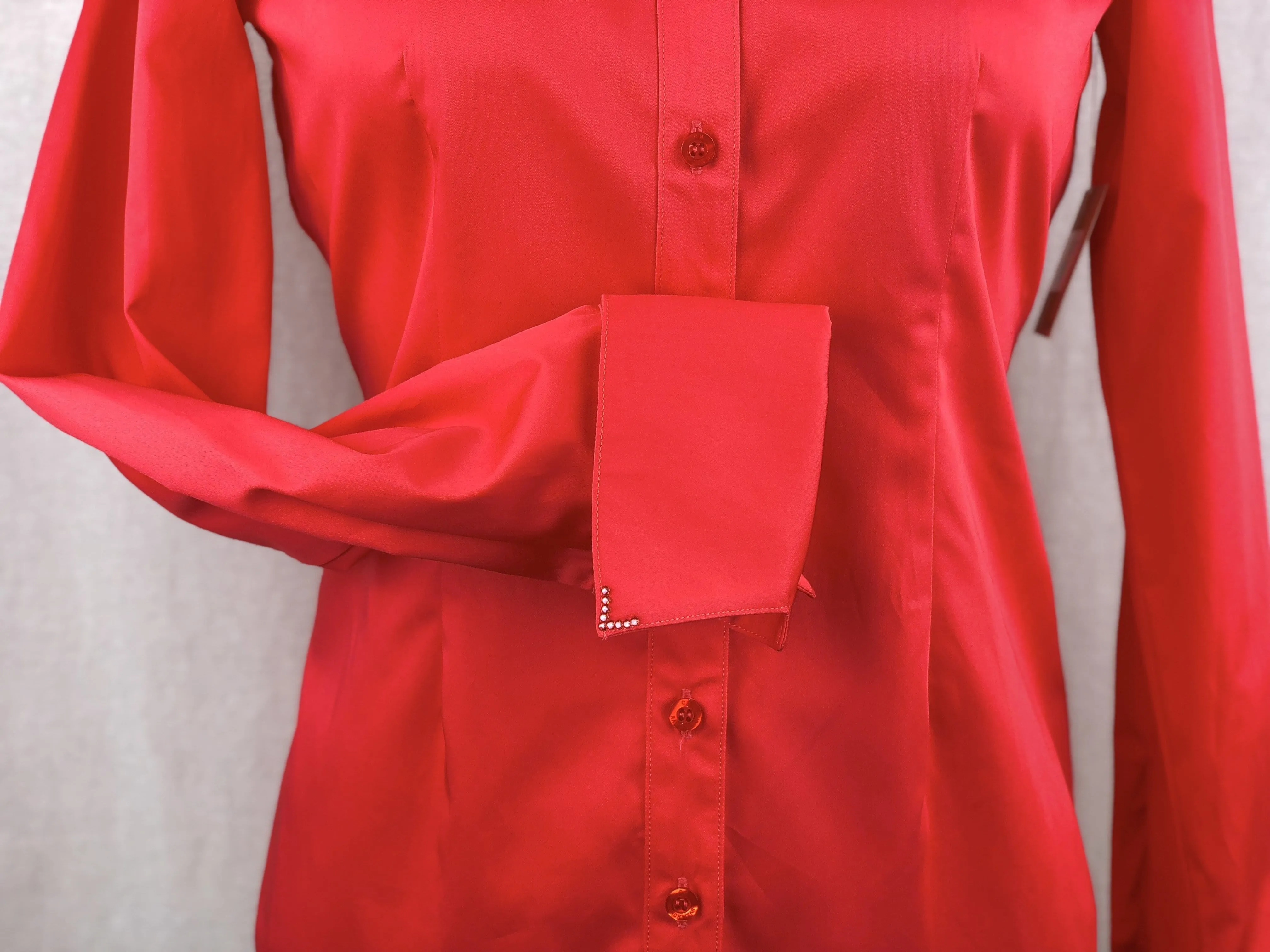 CR Classic Hot Coral Cotton Sateen - FINAL SALE