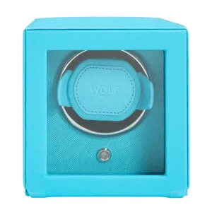 Cub Single Watch Winder With Cover (Tutti Frutti Turquoise)