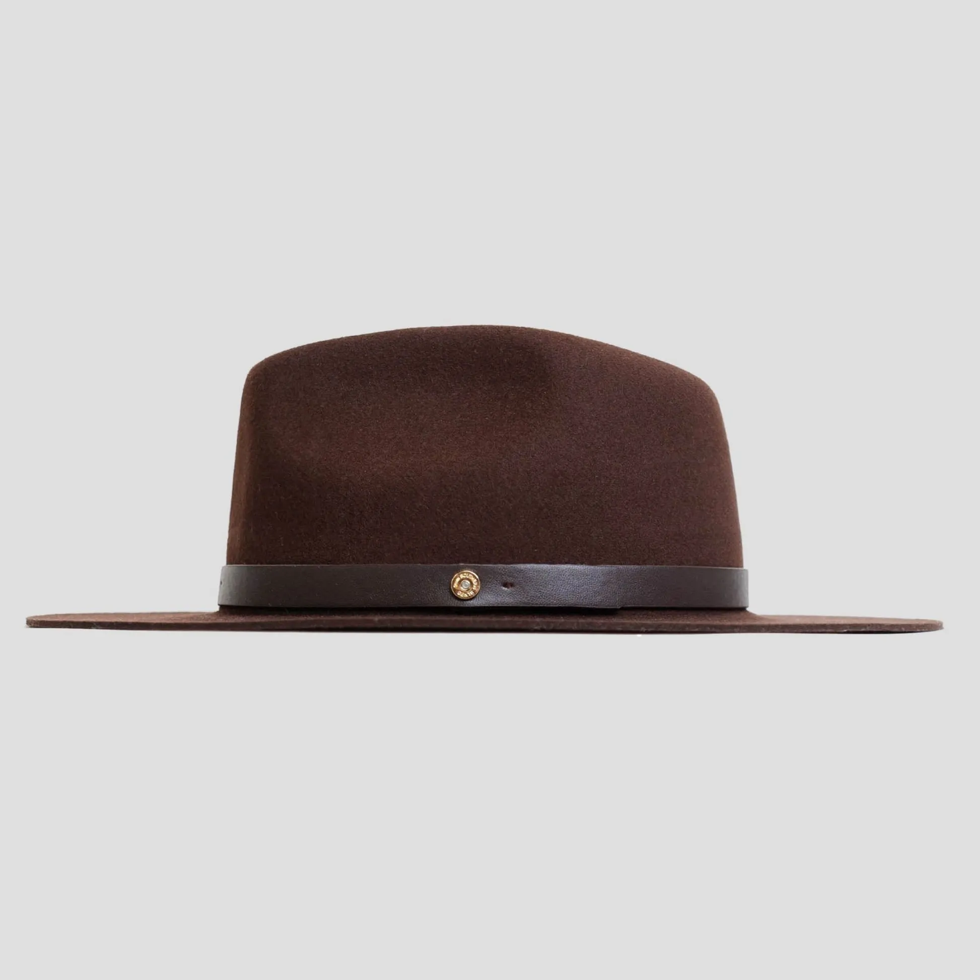 Dapper Men's Felt Fedora Hat–Camel