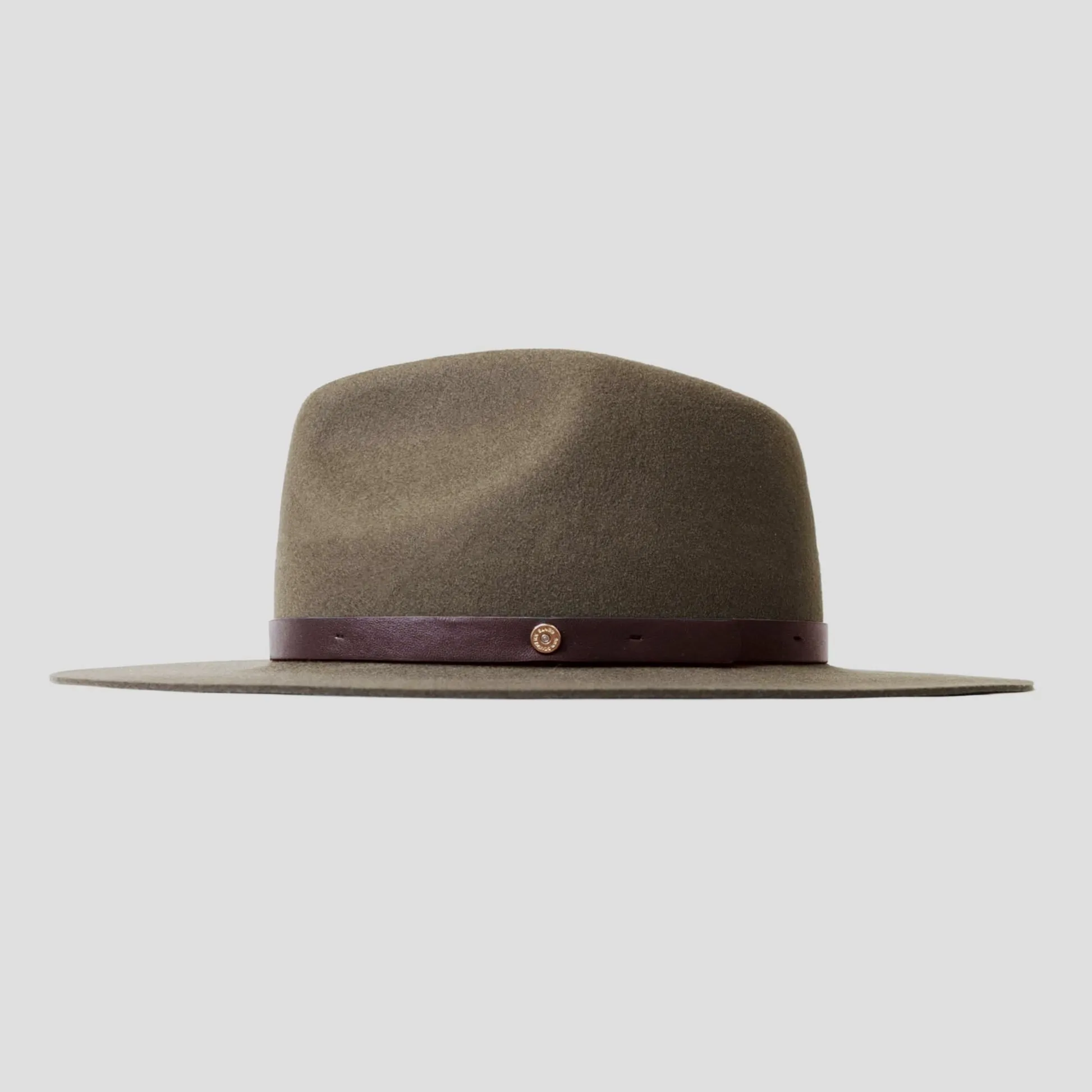 Dapper Men's Felt Fedora Hat–Camel