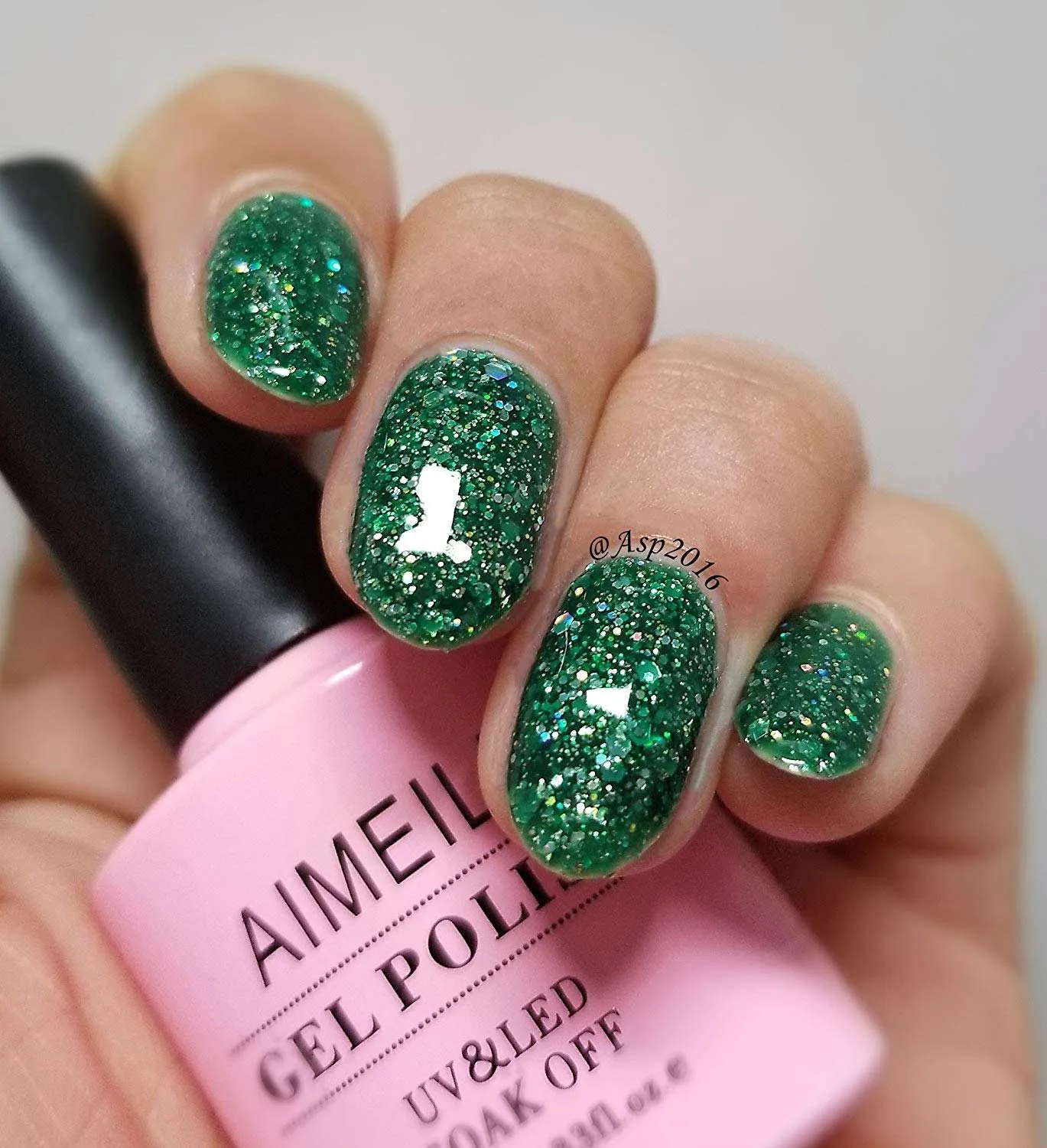 Diamond Glitter Fire Green (063)