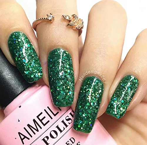 Diamond Glitter Fire Green (063)