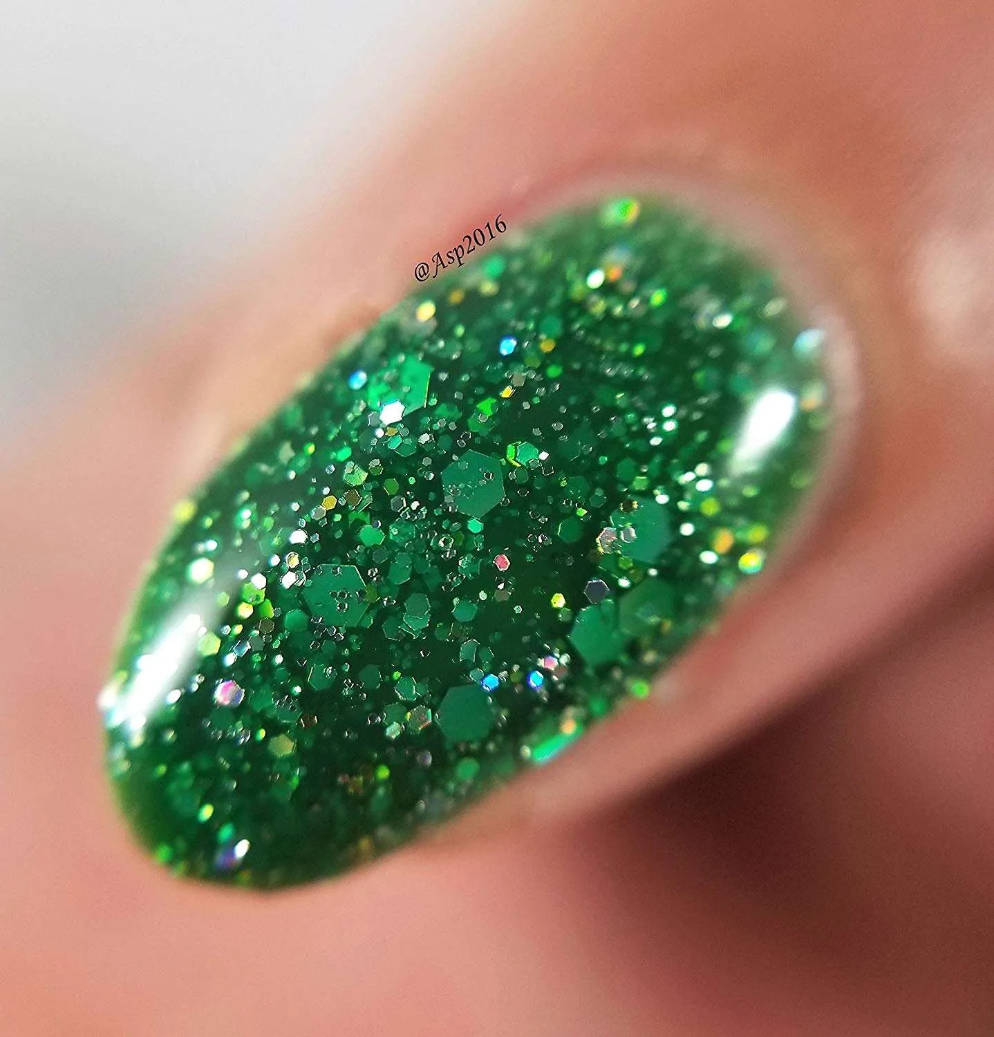 Diamond Glitter Fire Green (063)