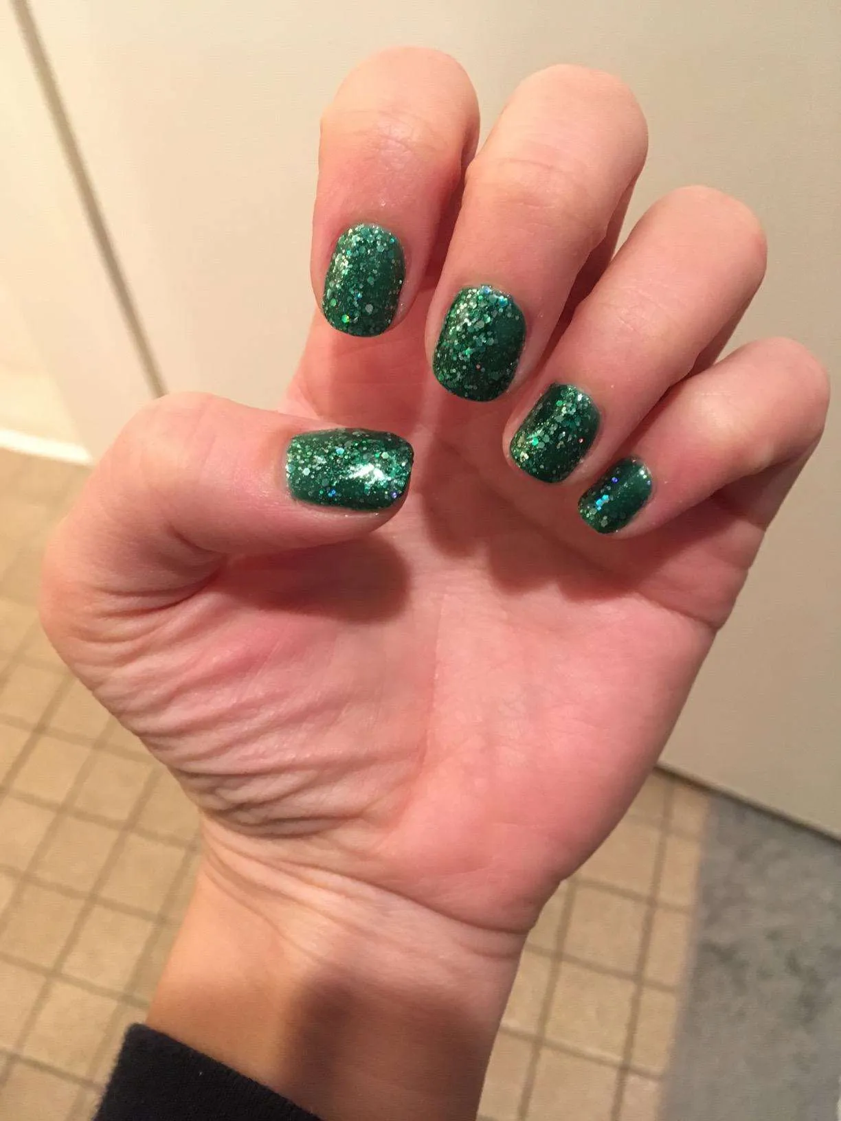 Diamond Glitter Fire Green (063)