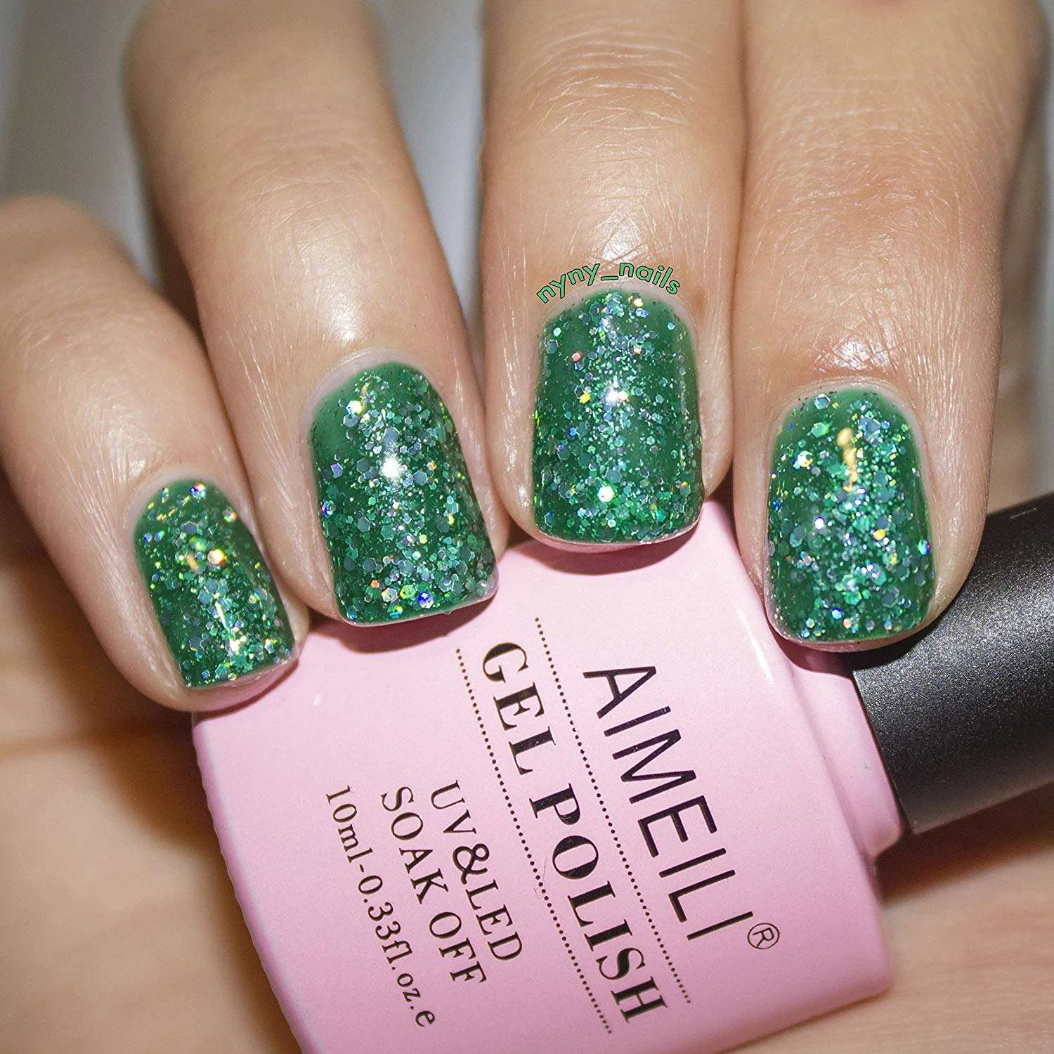 Diamond Glitter Fire Green (063)