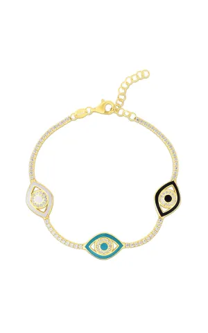 Evil Eye Tennis Bracelet