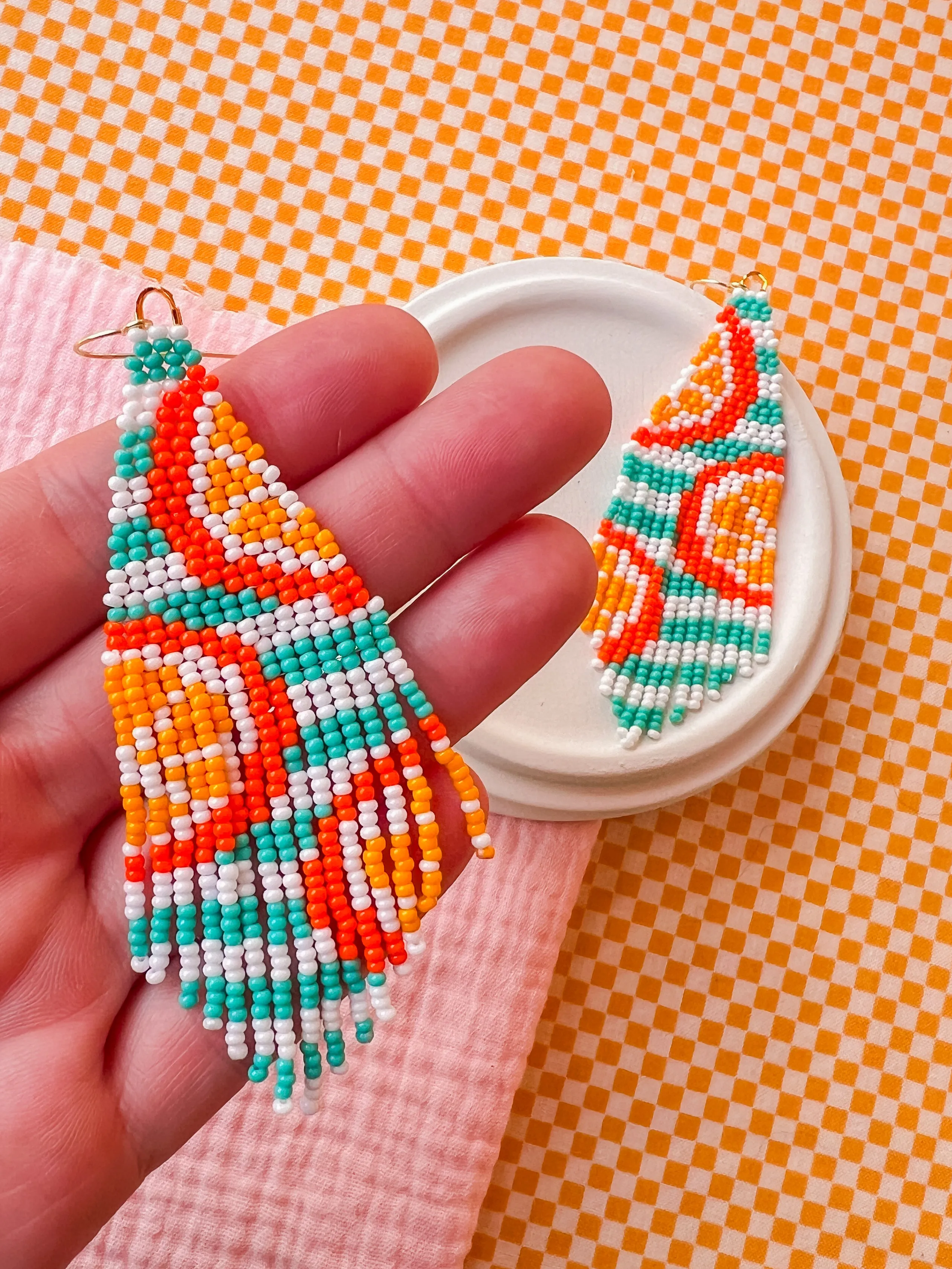 Fruit Stand | Beaded Earrings