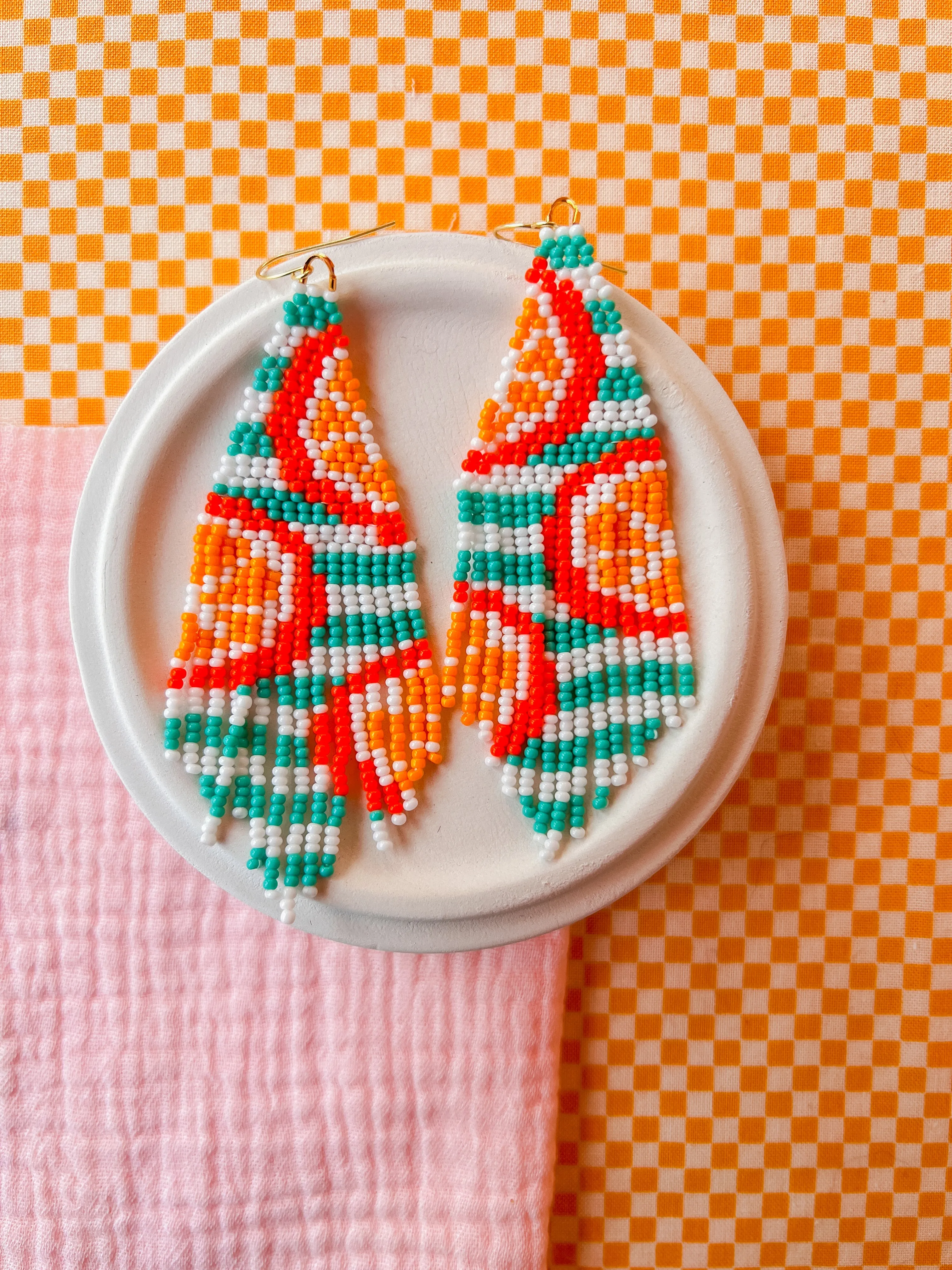 Fruit Stand | Beaded Earrings