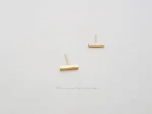 Gold Bar Earrings 14k Gold Filled