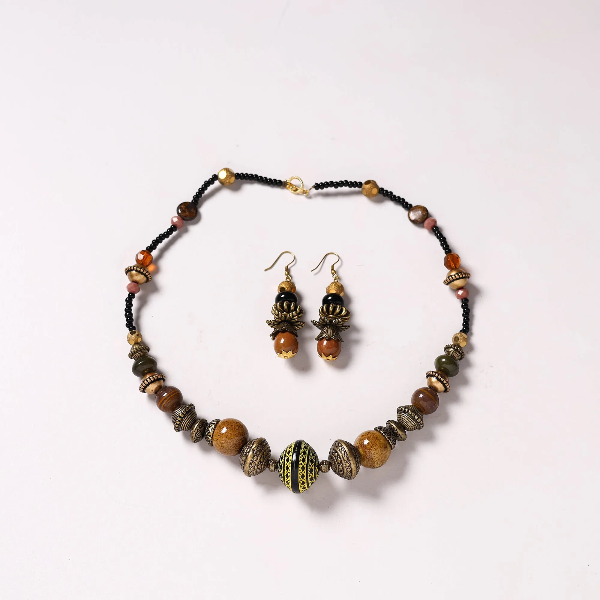 Handmade Beaded Necklace Set 236