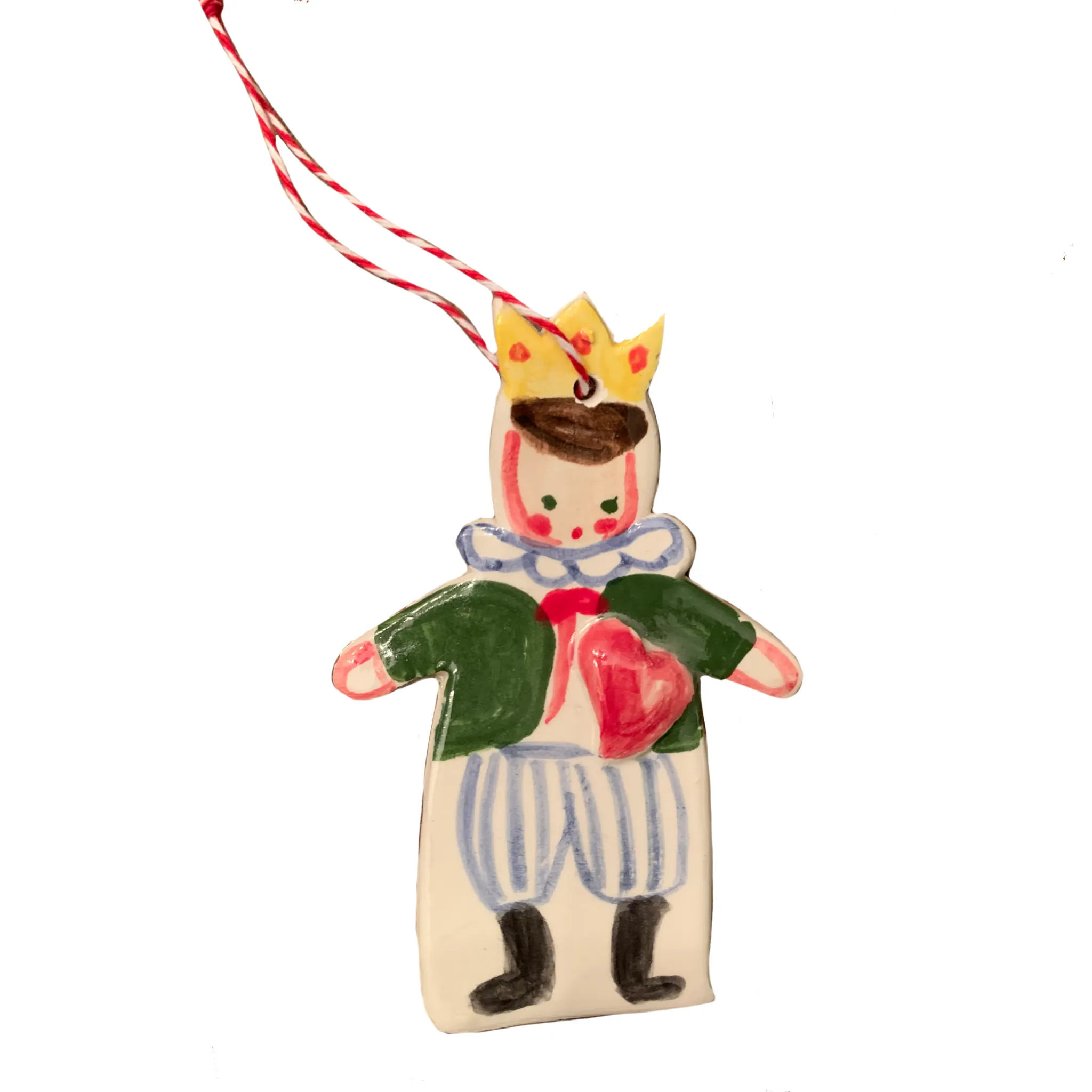 Heart Crown Boy Ornament