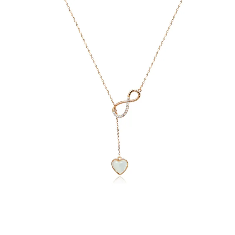 Heart Mother of Pearl Necklace