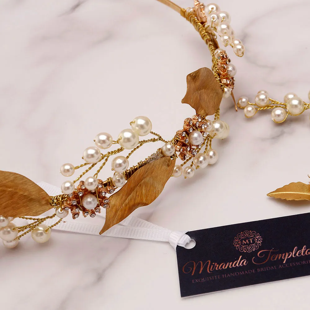 Honeysuckle Bridal Headband